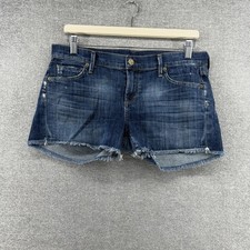 Citizen of Humanity Cut Off Shorts Women Size 28 Blue Denim Summer