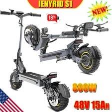 IENYRID S1 Folding Electric Ecooter 800W 48V15Ah 10inch Off-road E-Scooter 28MPH