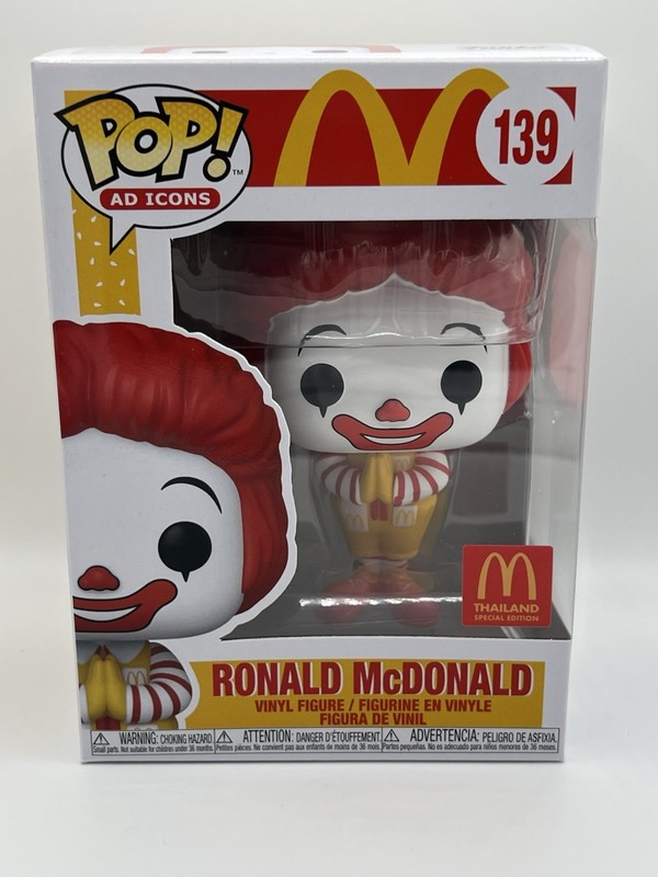 Funko Pop! Ad Icons McDonald's: Ronald Mcdonald #139 Thailand Special Edition