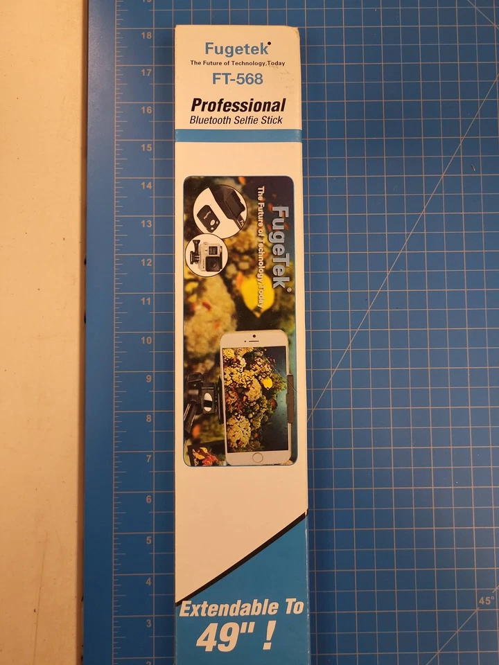 Fugetek FT-568 Professional Bluetooth Selfie Stick Extendable 49 inch iPhone - Image 2 of 4