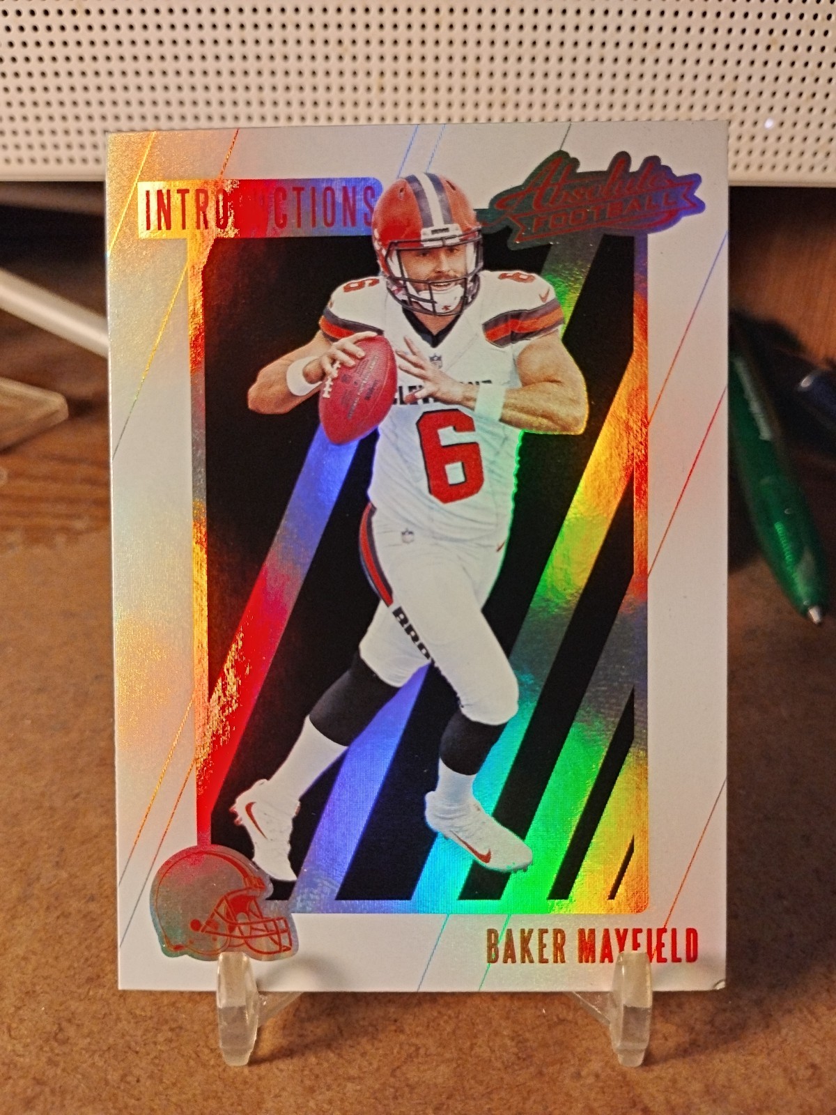 Baker Mayfield 2018 Panini Absolute Introductions Browns
