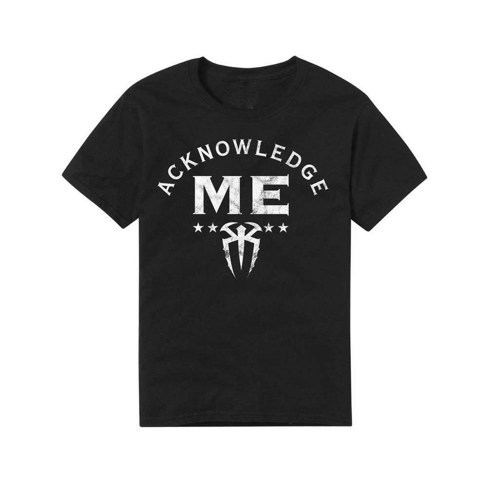 Wrestling Entertainment ROMAN REIGNS “ACKNOWLEDGE ME” BLACK T-SHIRT