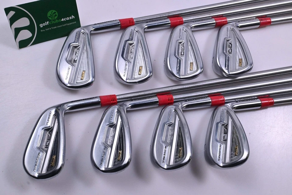 Adams Idea CMB Irons / 4-PW+GW / Stiff Flex KBS Tour C-Taper 120 Shafts - Image 2 of 4