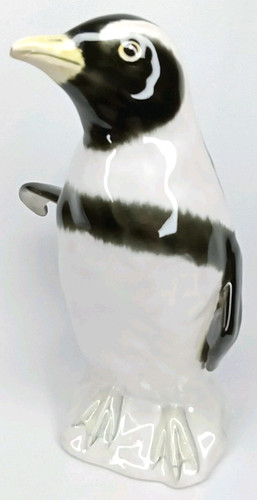 Vintage 1990s Richard Ginori Porcelain Emperor Penguin Signed New Arrival