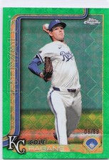 Cole Ragans 2025 Topps Chrome Logofractor Edition #151 Green Refractors #/99