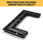 Yescom U-Turn Corner 1-Channel Cable Protector Ramp Heavy Duty Rubber Cord Cover — photo 4