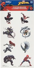 Spider-Man Webbed Wonder Marvel Superhero Birthday Party Favor Temporary Tattoos