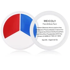 Red White and Blue Face Paint Palette,4Th of July Accessories,4Th of July Face B