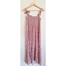 Sonoma Goods for Life Floral Smocked Maxi Dress Travel BloomCore Vacation