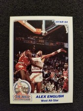 1984 Star Denver Police all star game ALEX ENGLISH card # 18  [C6]