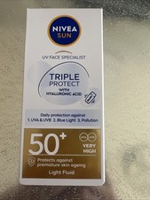 Nivea Sun UV Face Specialist Triple Protect Ultra Light  Fluid SPF50+ 40ml (873)