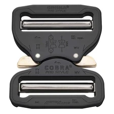 COBRA PRO STYLE Belt Buckle 50mm Quick Release Heavy Duty Aluminium Black 