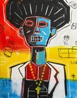 Afro - Vibrant Pop Art / Expressionism Portrait – 20x16" Acrylic Painting