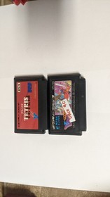 Nintendo Famicom Lot of 2 - Tetris & Dragon Quest I - DZcx90