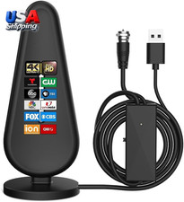 2025 Upgraded HDTV Indoor Digital TV Antenna with Amplifier Signal Booster, 560