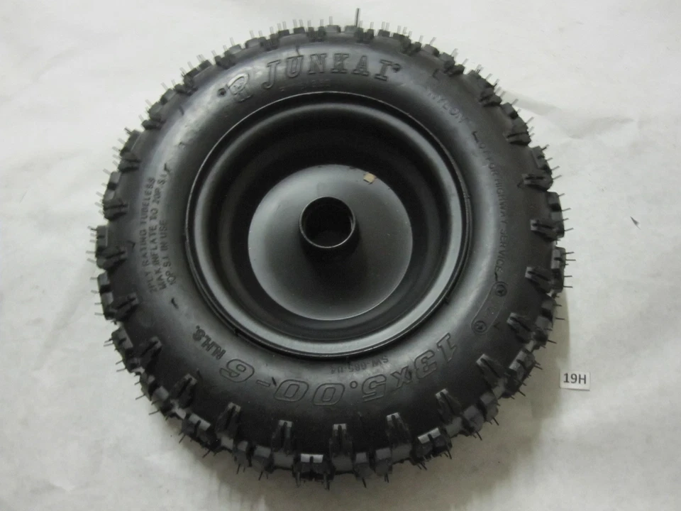 13x5.00-6 Front Tire and Rim Wheel Assembly for Coleman CK100 & SK100 Go-Karts - Изображение 3 из 4