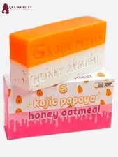 G21 Kojic Papaya + Honey Oatmeal Duo Soap