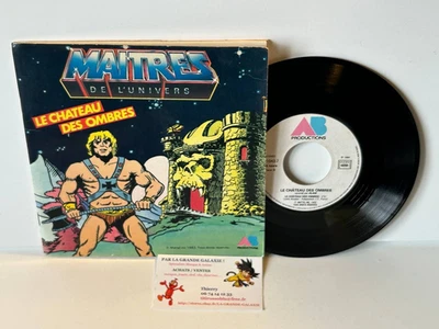 45T Livre Disque Les Maîtres de l'Univers Le Château des Ombres MOTU AB Mattel - Photo 1/4