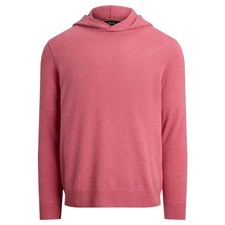  378 NWT RLX RALPH LAUREN Men's Washable 100 Cashmere Hooded Sweater Large L