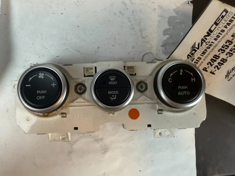 2006 - 2007 年马自达 5 交流电空调暖通空调温度气候控制模块开关原始设备制造商 — 第 2/4 张图片