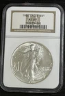 1986 American Silver Eagle Coin NGC MS69 1oz .999 Fine Silver Pristine Condition