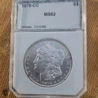 1878-CC Morgan Silver Dollar $1 Carson City 90% Silver Business Strike KM#110