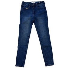 Kancan Jeans Womens 9/28 Blue High Rise Skinny