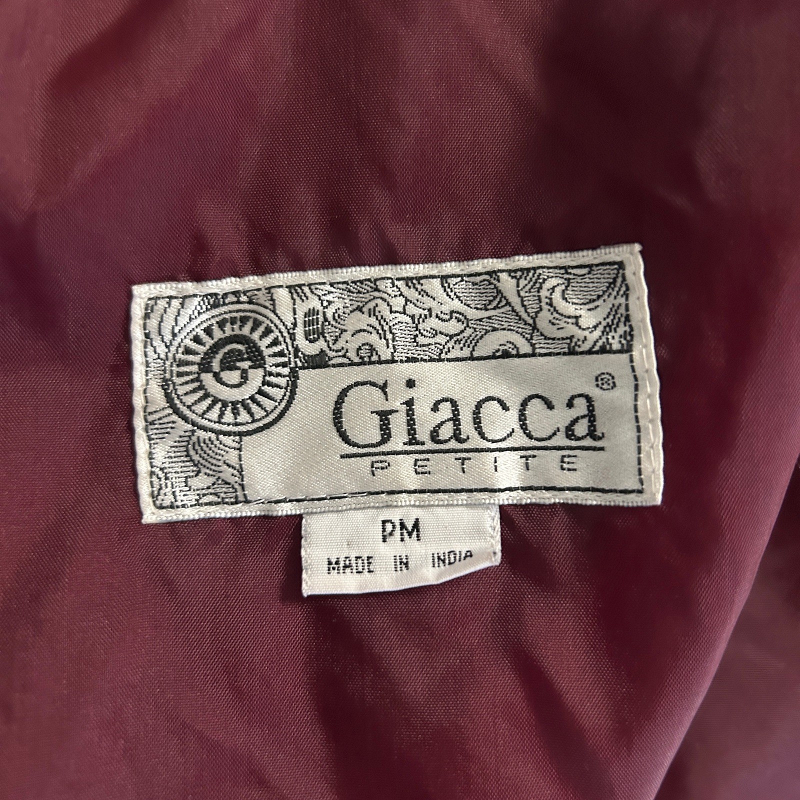 Giacca Burgundy Red Jacket Drawstring Utility Ful… - image 5