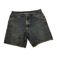 Lee Men  s Denim Shorts Blue W40 USA Made High Rise Zip Fly Relaxed Fit