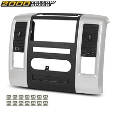 Fit For 2009-2012 Dodge Ram 1500 2500 Radio Bezel Dash Trim Panel Center Vent Fit For 2009-2012 Dodge Ram 1500 2500 Radio Bezel Dash Trim Panel Center Vent