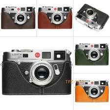 For Leica MP M6 M4 M3 M2 M1 MDA Genuine Real Leather Half Camera Case Bag Cover
