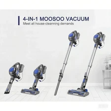 Moosoo VACX6 Cordless 4 in 1 Handheld Vacuum Cleaner - Gray and Blue