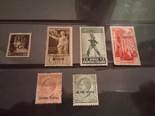 ITALIAN OCCUPATION STAMPS MINT/USED MIX (LOT 81)