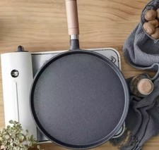 1 X Large 26cm Cast Iron Frying Pan Non Stick Kitchen Cookware