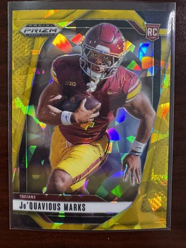 2025 Panini Prizm Draft Picks - Jo'Quavious Woody Marks #138 Gold Cracked Ice RC