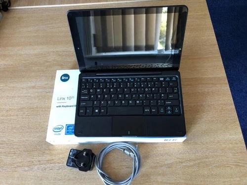 Linx 1020 10.1" 32GB Wi-Fi Windows 10 Intel Atom Processor Tablet With Keyboard