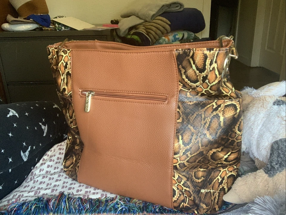 Michael Kors Rope Handle Python Print Large Tote Bag - Image 4 of 4