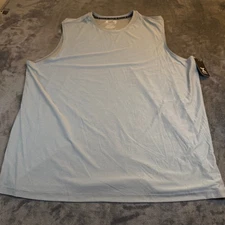 Xersion Quick Dry Gray Muscle Tank Top Training Stretch Mens XXL 2XL NWT