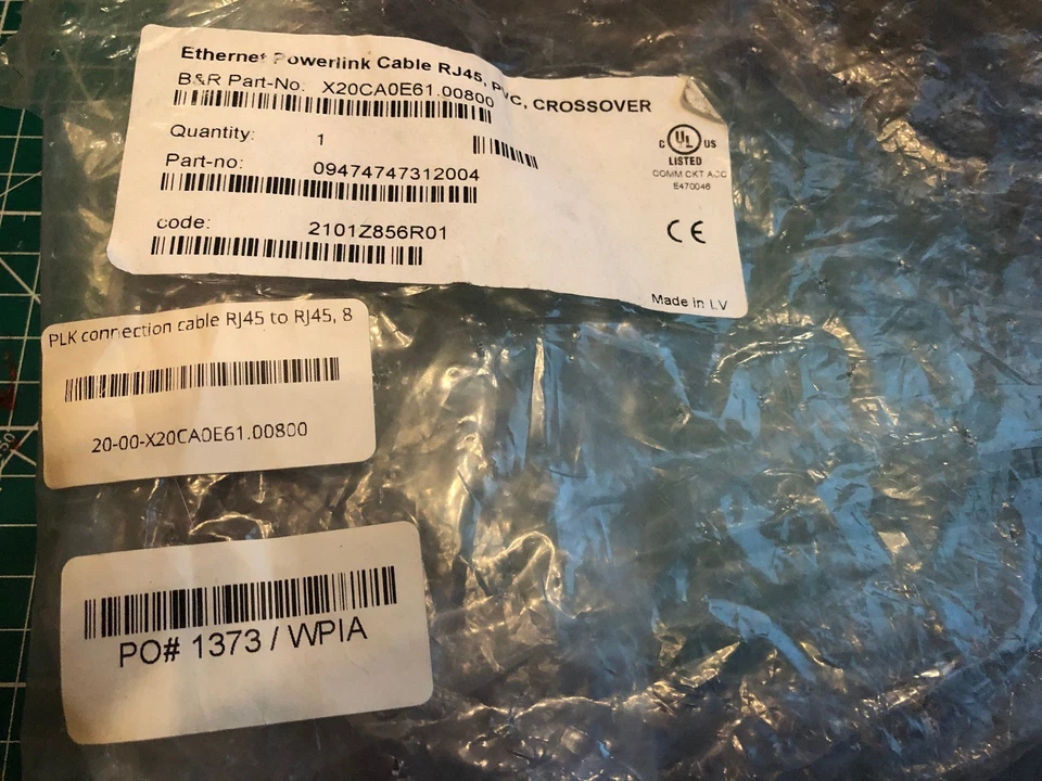 Harting B&R Ethernet Cable X20CA0E61.00800, CAT5 8 METER ***SHIP FROM US*** - Image 3 of 4