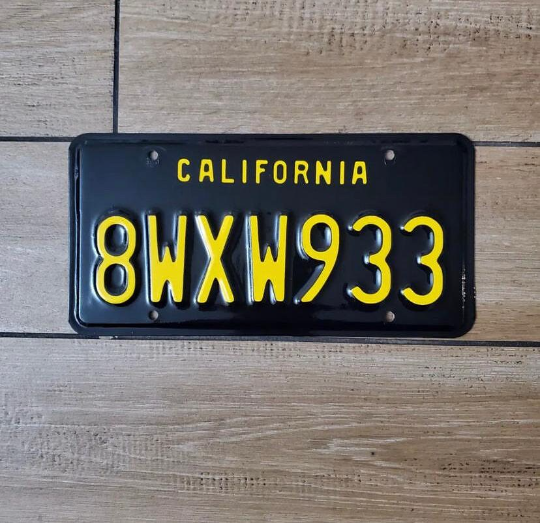 2 Kits DIY California Legacy plate wrap decal kit Front and Rear Made