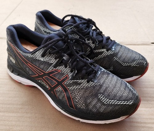 Mens Asics Gel Nimbus 20 Size 9.5 (T800N 002) Black/Red Alert | eBay