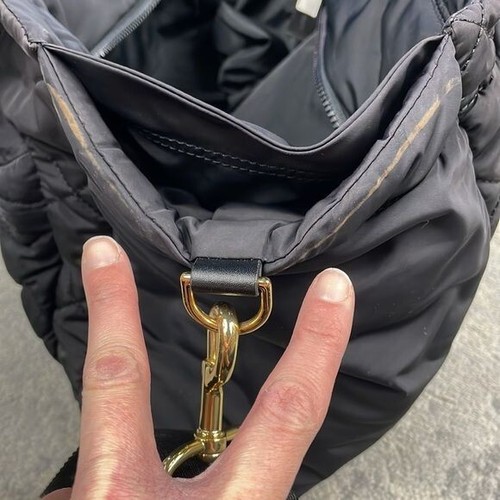 Marc Jacobs Quilted Nylon Baby Diaper Bag Travel Commute Duffle Black - 第 13/16 張圖片