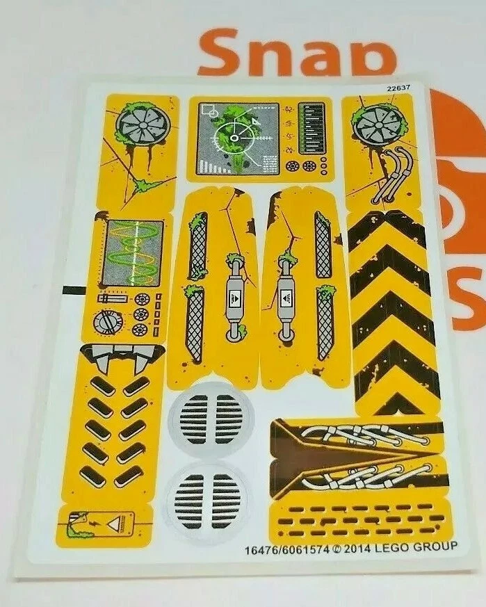 Lego 70134 Sticker Sheet 1 Legends of Chima Lavertus Outland Base