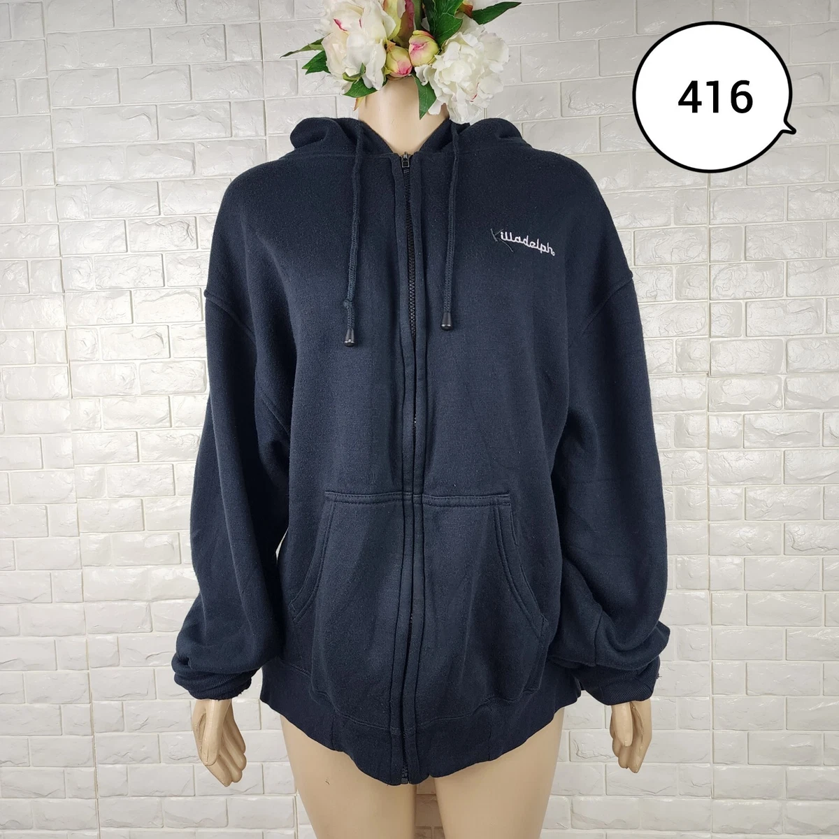 vecta sport large black fullzip hoodie sweatshirt - 416 | eBay