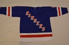 Eddie Giacomin Signed New York Rangers Hockey Jersey Autographed HOF JSA COA
