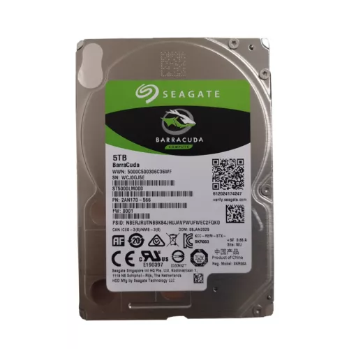 Seagate BarraCuda 5TB ST5000LM000 5400RPM SATA 2.5" Laptop HDD Hard Drive - Picture 2 of 4