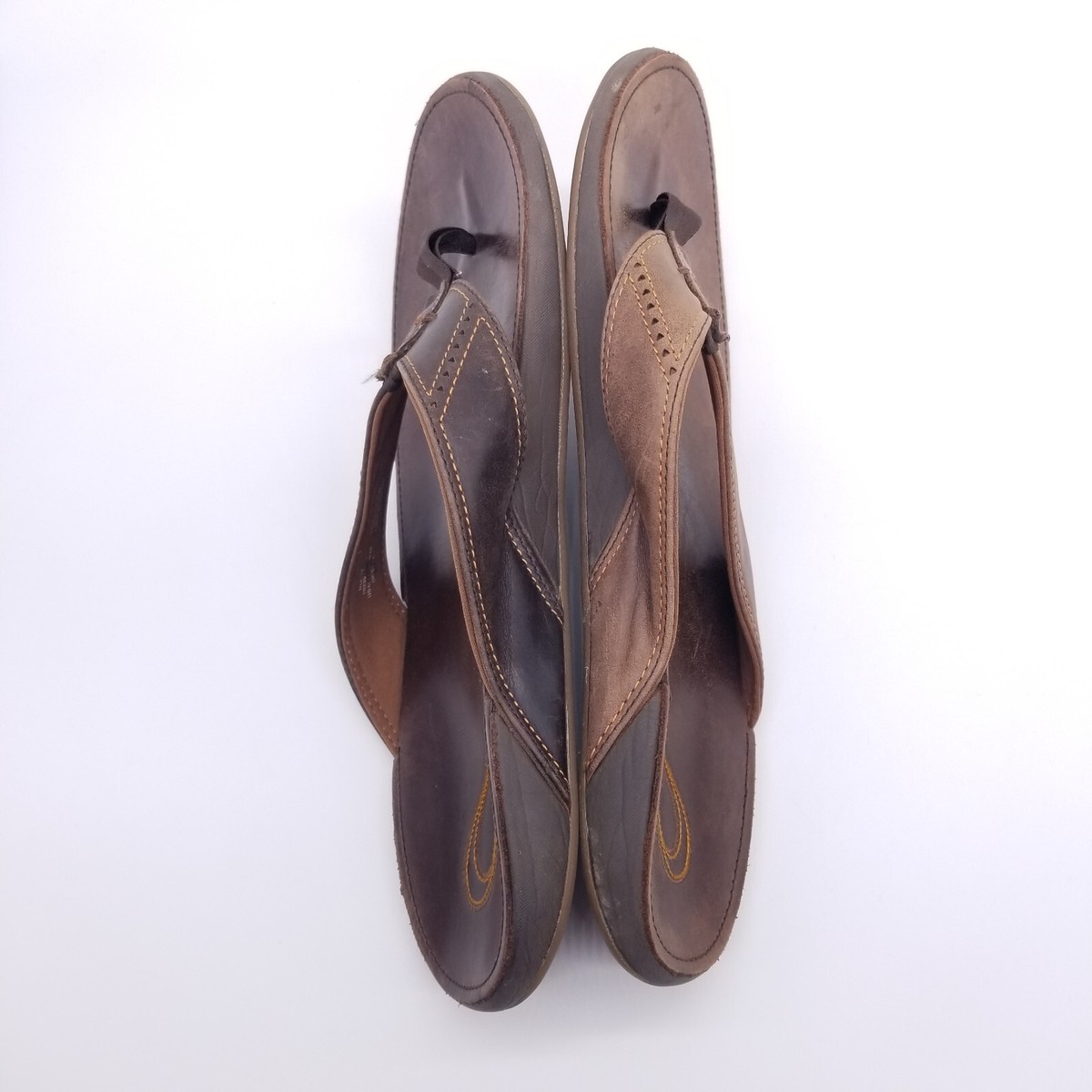 Olukai Men\'s Moko Brown Thong Leather Sandals Slide Shoes Sz 11 Amazon.com | OLUKAI Hokule main image 2