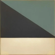 Medium Abstract Painting 2x2 ft. Post-Modernism Geometric Demrin OOAK NEW