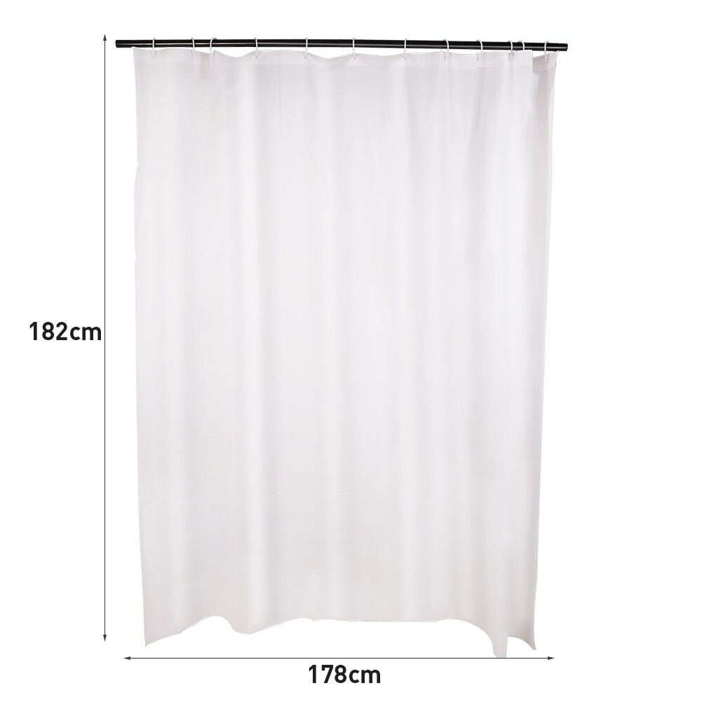 Extra Large Shower Curtain w Grommets Hooks Bathroom Bathtub SPA