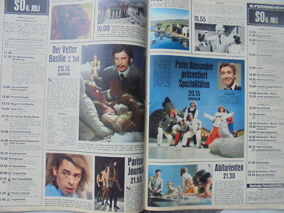 Hörzu 27/1969 TB:Monika Peitsch/High Chaparral im TV ...
